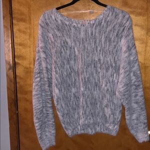 Fuzzy grey sweater